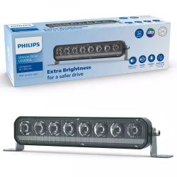 Barra LED Philips Ultinon Drive UD2002L de 10" y 266 mm con luces de posición integradas - Combo de 3200 Lms aprobado