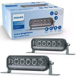 Barre LED Philips Ultinon Drive UD2001L 6" 163mm droite ET gauche + feux de position - 2000Lms Homologué