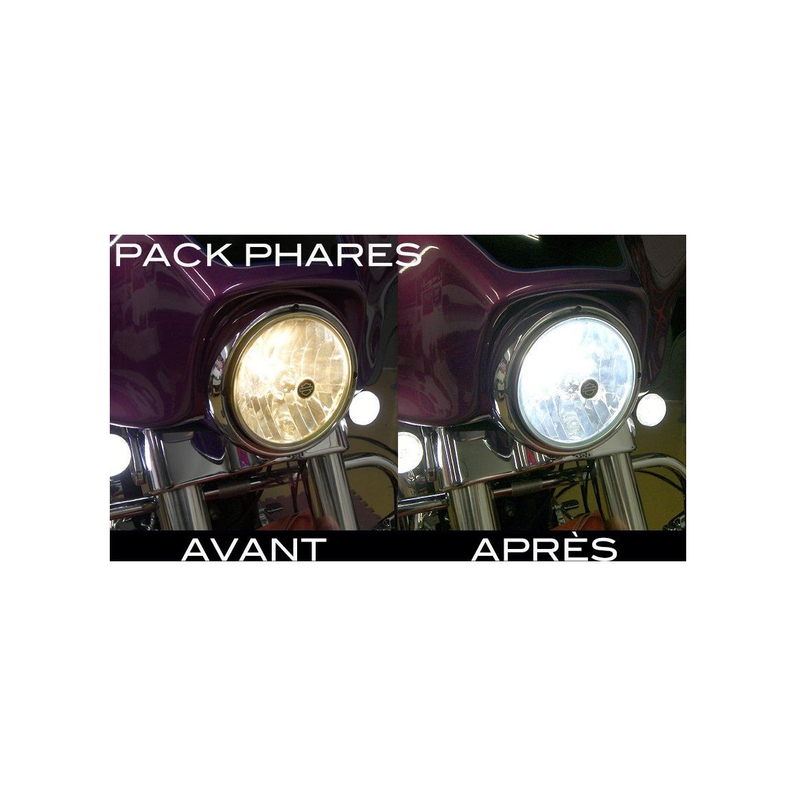 Pack ampoules de phare Xenon Effect pour Elystar 50 Advant 