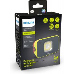 Philips Xperion 6000 Flood LED Work Light, Rechargeable, Dimmable, 1000lm, Motion Detection