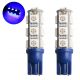 2 x W5W BULBS - 13 BLUE LEDS - SMD5050 LED - 13 LEDs - T10 W5W