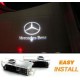 2x Integrated Coming Home Logo Mercedes W203 R171 R199 W209 W240