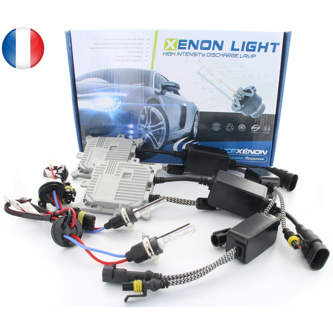 FIAT PUNTO EVO 199 55 W ice blue xenon high CANBUS LED Ampoules Phare Côté low