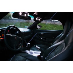 Pack intérieur LED - Porsche Boxster 986 - BLANC
