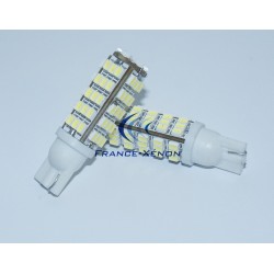 2 x 66 white LED bulbs - W5W W16W