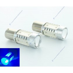 2 x  P21W Bulbs with 6 CREE LED + HP 30W - High quality