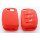 Protective cover key red audi