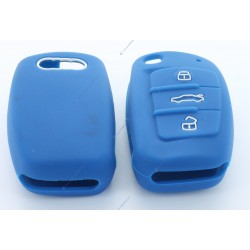 Capa protetora de silicone para chave compatível com AUDI* - AZUL