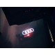 2x Coming Home Logo Projectors - AUDI - Until 2014 - Phase 1 - LED door lighting