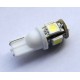 2 x AMPOULES 5 LEDS BLANCHES - LED SMD - 5 led- T10 W5W