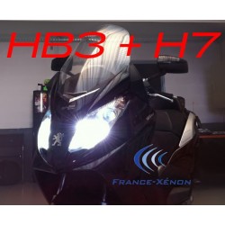 Empacar HB3 xenón H7 6000k + - motocicleta