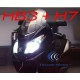 Empacar HB3 xenón H7 8000k + - motocicleta
