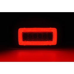 Retronebbia + luci di retromarcia a LED per Classe G W463 - Versione Fumè - Destra + Sinistra