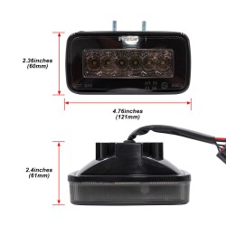 Feux antibrouillard arrière + feux de recul LED pour Class G W463 -  Version Fumée - Droit + Gauche