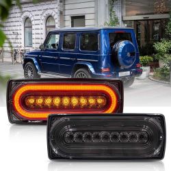 2x Voll-LED Klasse G W463 Rückleuchten - Smoke Version - G500 G550 G55 G63 AMG