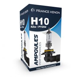2 x Ampoules H10 42W 12V ORIGINE - FRANCE-XENON - PY20d - Halogène