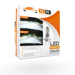 1x bombilla LED H7 Tiny1 Ultima 2800Lms real 50W CANBUS - XENLED - coche moto - ratio 1:1 - plug&play