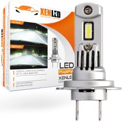 1x bombilla LED H7 Tiny1 Ultima 2800Lms real 50W CANBUS - XENLED - coche moto - ratio 1:1 - plug&play