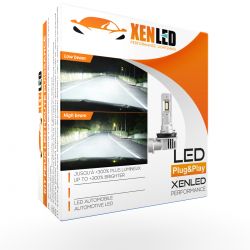 2x ampoules H11 LED Tiny1 Ultima 2800Lms réels 50W CANBUS - XENLED - voiture moto - ratio 1:1 - plug&play