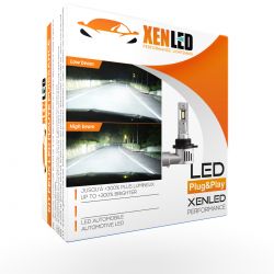 2x bombillas LED HIR2 9012 Tiny1 Ultima 2800Lms real 50W CANBUS - XENLED - coche moto - ratio 1:1 - plug&play