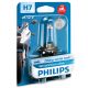 1x H7 55W WhiteVision ultra moto bulb Motorcycle front lights 12972WVUBW - Philips