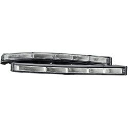 2 barre luminose diurne a LED universali VW-T5 523HP® - versione trasparente - 10 W - 5500 K - auto
