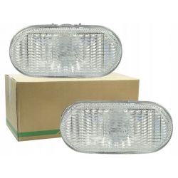 2x Dacia Duster, Logan, Renault Clio, Espace, Megane, Scenic, Twingo side repeater cabochons - Klar