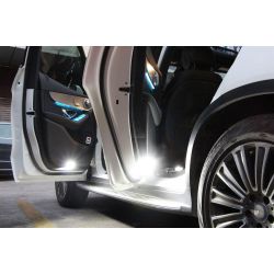 2x Mercedes W203 4D/5D, W209 2D, Viano, W171, W639 - Módulos de iluminación LED CANBUS 6000K