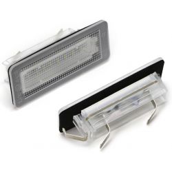 Pack modules LED éclairage plaque pour Smart Fortwo 450 & 451 (04-14) - Lumière de plaque d'immatriculation LED