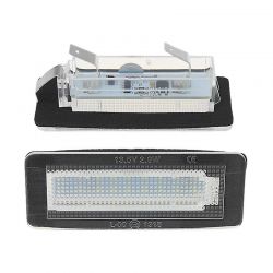 Pack modules LED éclairage plaque pour Smart Fortwo 450 & 451 (04-14) - Lumière de plaque d'immatriculation LED