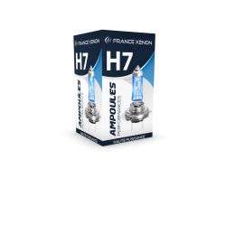 1 x H7 55W 12V SUPER WHITE Glühbirne – FRANCE-XENON – PX26d Halogenlampe