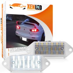LED plate lights - Mitsubishi Lancer LED Evo X / Evolution - 2003 - 2016 - LED license plate