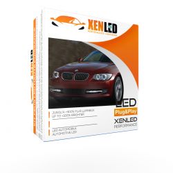 BMW E92 E93 3er (10–13) Paar integrierte LED-Tagfahrlichter in der Frontstoßstange – Gitter im Lieferumfang enthalten