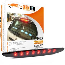 Troisième feux Stop LED - MINI R50 R53 2002-2006 - NOIR -  avec 8 LED rouges pour R50 R53 première génération