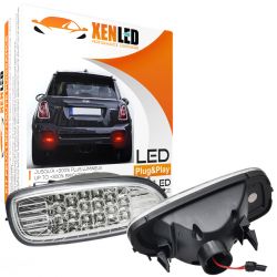 Union Jack Rear LED Fog Lights Clear - Mini Cooper JCW R56 Hatchback, R57 Convertible, R58 Coupe, R59 Roadster