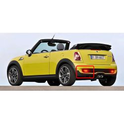 2x Smoked Union Jack Rear LED Fog Lights - Mini Cooper JCW R56 Hatchback, R57 Convertible, R58 Coupe, R59 Roadster