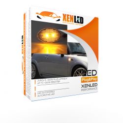 LED side indicators Mini Cooper R50 02-06, R52 04-08,R53 20-06 - Type OEM 63137166014 Clear Version