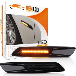 LED side repeaters BMW* Series E81 E82 E87 E88 E90 E91 E92 E93 E60 E61 - Black + Smoked lens