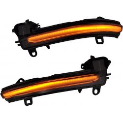 Clignotants rétroviseurs latéraux LED dynamiques Série 2 F45 / F46, X1 F48 - Noir - CANBUS