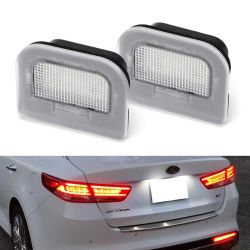 2x LED plate light for KIA Optima K5 2016 - 2019 - LED license plate modules