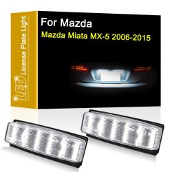 Modules LED éclairage plaque pour Mazda MX-5 Miata 2006-2015 / 124 Spider Abarth à partir de 2017