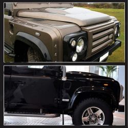 2x Land Rover Discovery, Freelander und Defender LED-Seitenblinker – klare Version – das Paar – Repeater