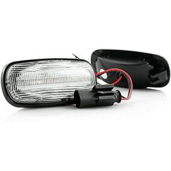 2x Land Rover Discovery, Freelander and Defender LED side indicators - Clear Version - the pair - Repeaters