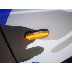 2x Land Rover Discovery, Freelander and Defender LED side indicators - Smoke Version - the pair - Repeaters