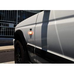 2x Clignotant latéraux LED Land Rover Discovery, Freelander et Defender - Version Fumée - la paire - Répétiteurs