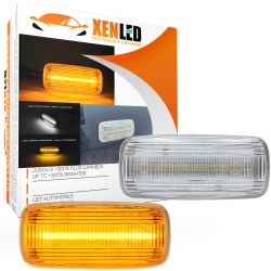 2x Chrysler 200, 300, Sebring, Town and Country / Dodge Charger / JEEP LED Indicatori di direzione + Luci diurne bianche