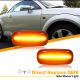 2x LED side indicators VW Bora, Golf MK4, Passat, Polo, Transporter, Sharan - Smoke Version - Repeater