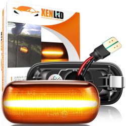 Audi A4/S4/RS4, TT 8J, A3 8P, A6/S6, C5 and A8 D3 LED side indicators - Smoke Version - Repeaters - CANBUS