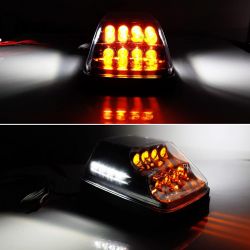 Indicatori LED a scorrimento + Luci diurne Mercedes Classe G W463 G500, G55 AMG, G550 - Versione trasparente - Parafanghi LED