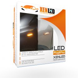 Intelligente LED-Seitenblinker für Forfour, Renault Koleos, Nissan Cube, Juke, Leaf, Micra, Qashqai, X-Trail – klare Version